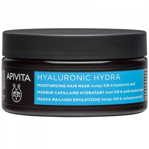 Apivita Hyaluronic Hydra Μάσκα Μαλλιών Ενυδάτωσης με Honey StB & Υαλουρονικό Οξύ 200ml