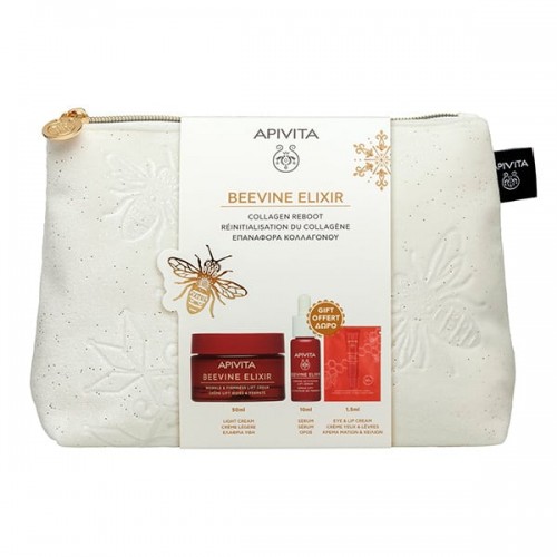 Apivita Promo Beevine Elixir με Αντιρυτιδική Κρέμα Ελαφριάς Υφής για Σύσφιξη & Lifting 50ml & Δώρο Ορός Σύσφιξης 10ml Κρέμα για Μάτια & Χείλη 1.5ml 