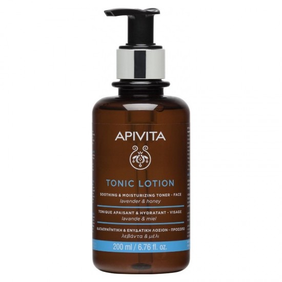 Apivita Refreshing Toner Honey stB & Lavender Καταπραϋντική Τονωτική Λοσιόν Προσώπου 200ml