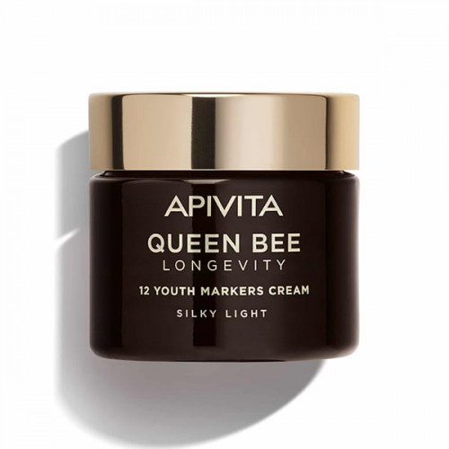 Apivita Queen Bee Longevity Light Day Cream Ελαφριά Βελούδινη Κρέμα Για Δράση Σε 12 Δείκτες Νεότητας 50ml Apivita Queen Bee Longevity Light Day Cream Ελαφριά Βελούδινη Κρέμα Για Δράση Σε 12 Δείκτες Νεότητας 50ml