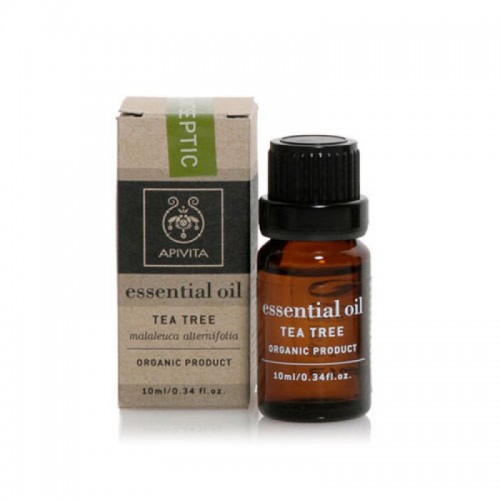 Apivita Essential Oil Tea Tree, Βιολογικό Αιθέριο Έλαιο Τεϊόδεντρο 10ml Apivita Essential Oil Tea Tree, Βιολογικό Αιθέριο Έλαιο Τεϊόδεντρο 10ml