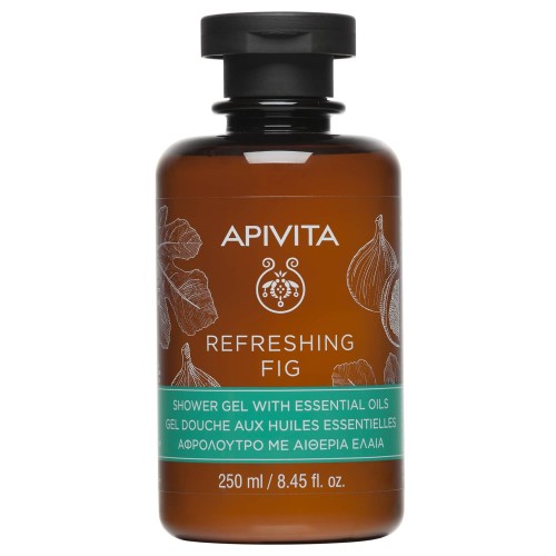 Apivita Shower Gel Refreshing Fig, Αφρόλουτρο με Αιθέρια Έλαια 250ml Apivita Shower Gel Refreshing Fig, Αφρόλουτρο με Αιθέρια Έλαια 250ml