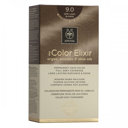 Apivita Βαφή Μαλλιών My Color Elixir Ξανθό Πολύ Ανοιχτό/ Very Light Blonde No 9.0