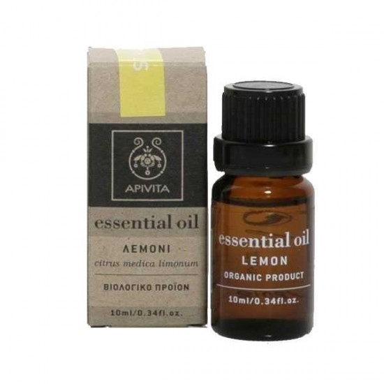 Apivita Βιολογικό Αιθέριο Έλαιο Lemon - Λεμόνι 10ml