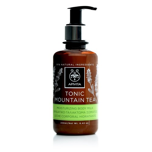 Apivita Tonic Mountain Tea Moisturizing Body Milk, Ενυδατικό Γαλάκτωμα Σώματος 200ml Apivita Tonic Mountain Tea Moisturizing Body Milk, Ενυδατικό Γαλάκτωμα Σώματος 200ml