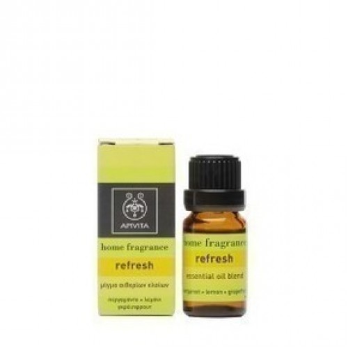 Apivita Home Fragrance Refresh Μίγμα από Περγαμόντο, Λεμόνι & Γρέιπφρουτ 10ml Apivita Home Fragrance Refresh Μίγμα από Περγαμόντο, Λεμόνι & Γρέιπφρουτ 10ml