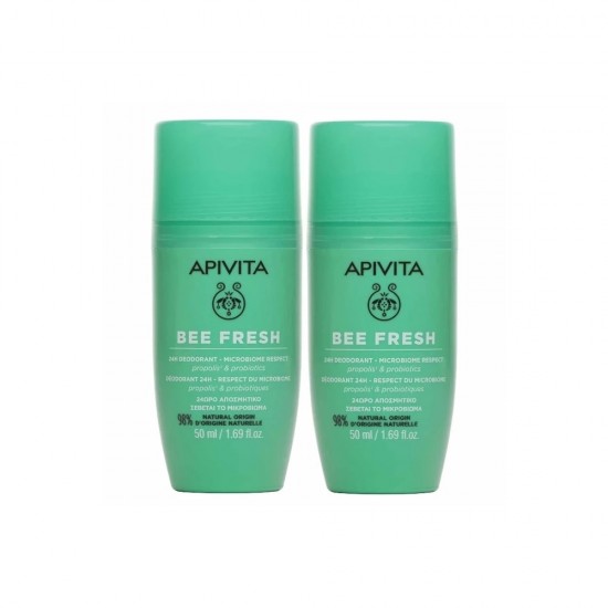 Apivita Bee Fresh 24h Deodorant, Αποσμητικό Roll On με Πρόπολη & Προβιοτικά 50ml Apivita Bee Fresh 24h Deodorant, Αποσμητικό Roll On με Πρόπολη & Προβιοτικά 50ml