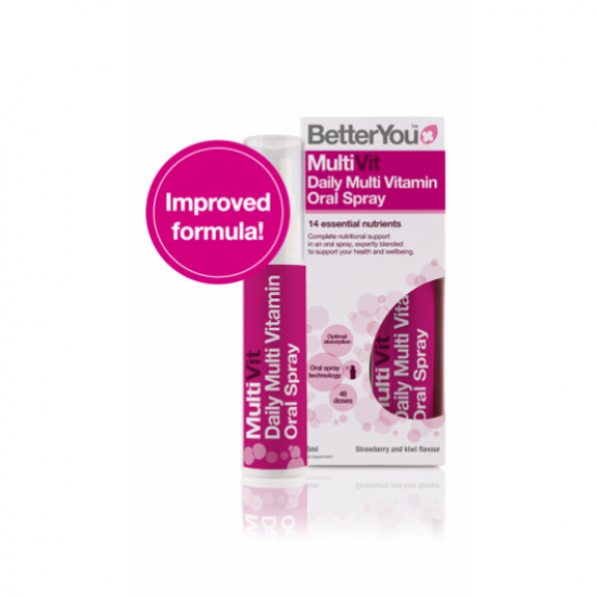 BetterYou MultiVit Multi Vitamin Daily Oral Spray, Πολυβιταμίνη 25ml