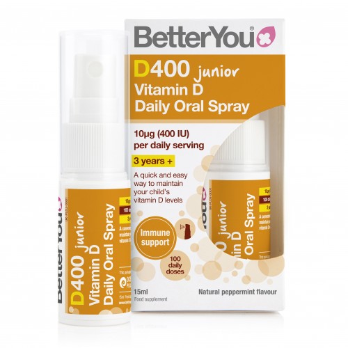 BetterYou D400 Junior Vitamin Daily Oral Spray 15μg (400iu), Από 3 Ετών 15ml BetterYou D400 Junior Vitamin Daily Oral Spray 15μg (400iu), Από 3 Ετών 15ml