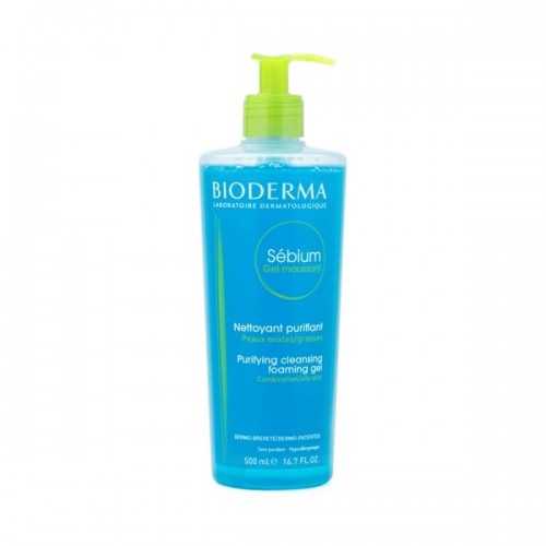 Bioderma Sebium Gel Moussant Καθαρισμού & Ντεμακιγιάζ για Λιπαρό & Ακνεϊκό Δέρμα 500ml