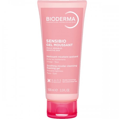 Bioderma Sensibio Gel Moussant Καταπραϋντικό Ήπιο Τζελ Καθαρισμού για Ευαίσθητες Επιδερμίδες, 100ml Bioderma Sensibio Gel Moussant Καταπραϋντικό Ήπιο Τζελ Καθαρισμού για Ευαίσθητες Επιδερμίδες, 100ml