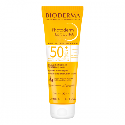 Bioderma Photoderm Lait Ultra Αντηλιακό Σώματος για Ευαίσθητες Επιδερμίδες SPF50, 200ml