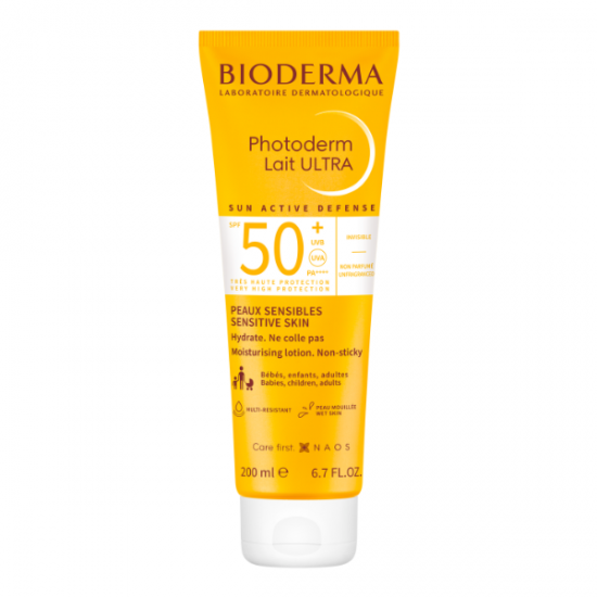 Bioderma Photoderm Lait Ultra Αντηλιακό Σώματος για Ευαίσθητες Επιδερμίδες SPF50, 200ml Bioderma Photoderm Lait Ultra Αντηλιακό Σώματος για Ευαίσθητες Επιδερμίδες SPF50, 200ml