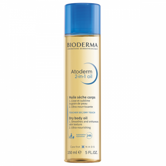 Bioderma Atoderm 2-in-1 Oil Dry Ξηρό Λάδι Σώματος 150 ml Bioderma Atoderm 2-in-1 Oil Dry Ξηρό Λάδι Σώματος 150 ml
