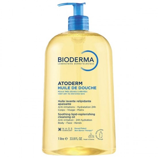 Bioderma Atoderm Huile de Douche Έλαιο για Απαλό Καθαρισμό του Ξηρού & Ευαίσθητου Δέρματος 1L Bioderma Atoderm Huile de Douche Έλαιο για Απαλό Καθαρισμό του Ξηρού & Ευαίσθητου Δέρματος 1L