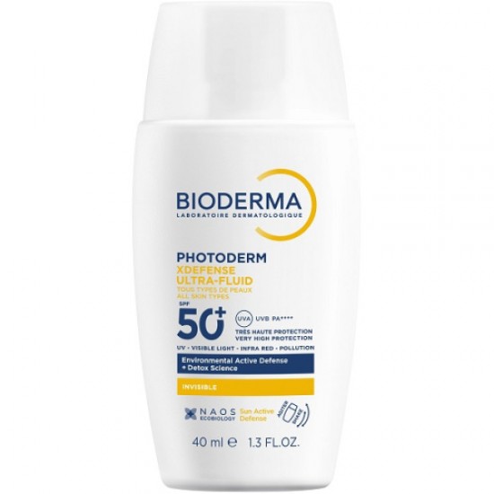 Bioderma Photoderm Xdefence Ultra-fluid Αντηλιακό Προσώπου SPF50+ 40ml