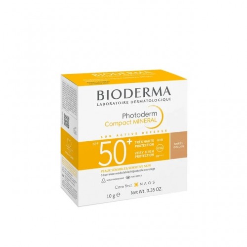 Bioderma Photoderm Compact Mineral Golden SPF50+ Αντηλιακή Πούδρα Προσώπου 10g