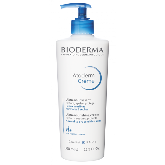Bioderma Atoderm Crème Ultra Εξαιρετικά Θρεπτική & Προστατευτική Φροντίδα 500ml