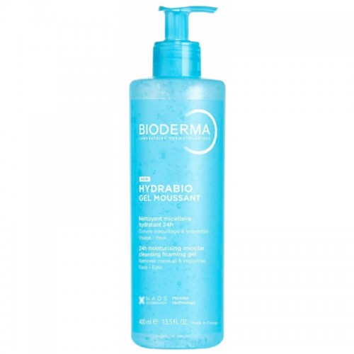 Bioderma Hydrabio Gel Moussant Face & Eyes Μικκυλιακό Τζελ Καθαρισμού για Πρόσωπο & Μάτια 400ml Bioderma Hydrabio Gel Moussant Face & Eyes Μικκυλιακό Τζελ Καθαρισμού για Πρόσωπο & Μάτια 400ml