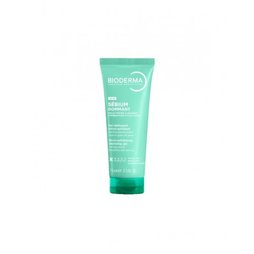 Bioderma Sebium Gommant Gel Καθαρισμού & Απολέπισης για Μικτό προς Λιπαρό Δέρμα, 75ml