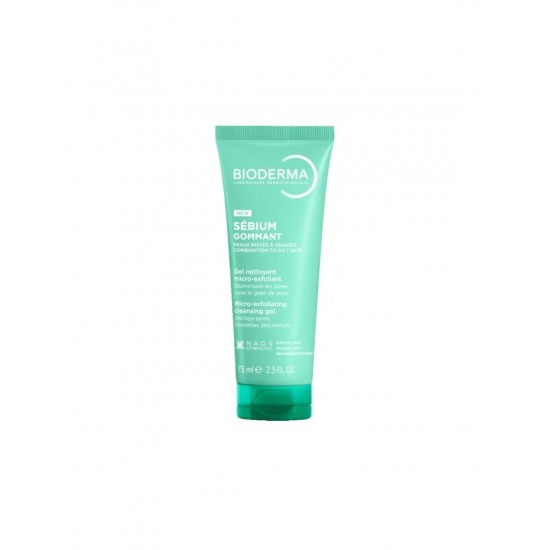 Bioderma Sebium Gommant Gel Καθαρισμού & Απολέπισης για Μικτό προς Λιπαρό Δέρμα, 75ml Bioderma Sebium Gommant Gel Καθαρισμού & Απολέπισης για Μικτό προς Λιπαρό Δέρμα, 75ml