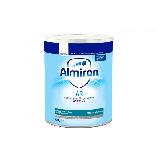  Almiron AR Αντιαναγωγικό Βρεφικό Γάλα, για βρέφη από 0-12 μηνών, 400gr 