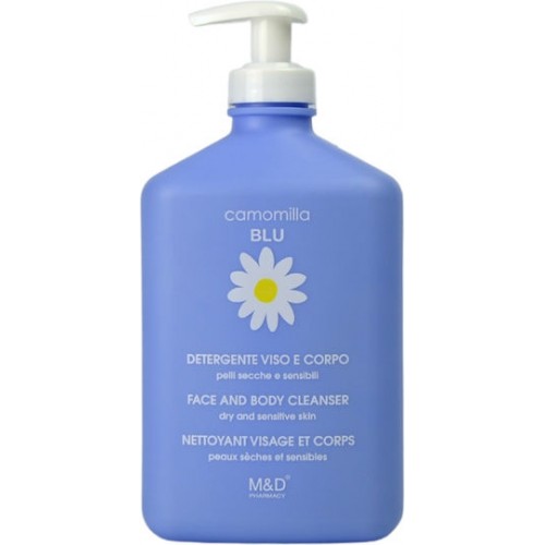 Camomilla Blu Face & Body Cleanser Υγρό Καθαρισμού Προσώπου & Σώματος για Ξηρή & Ευαίσθητη Επιδερμίδα 500ml Camomilla Blu Face & Body Cleanser Υγρό Καθαρισμού Προσώπου & Σώματος για Ξηρή & Ευαίσθητη Επιδερμίδα 500ml