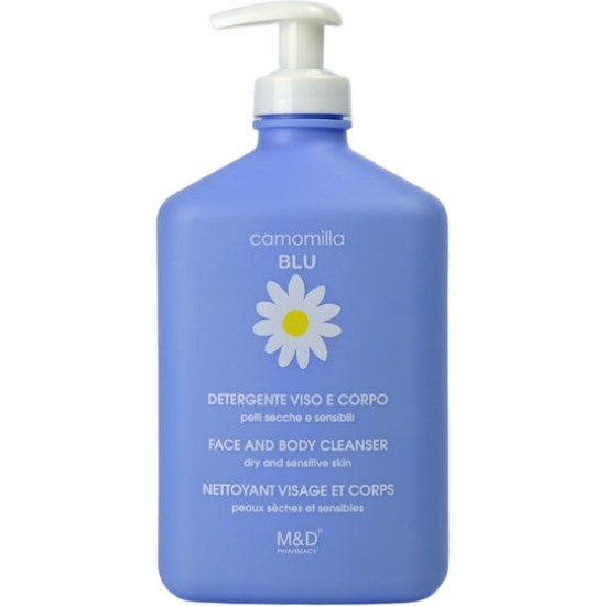 Camomilla Blu Face & Body Cleanser Υγρό Καθαρισμού Προσώπου & Σώματος για Ξηρή & Ευαίσθητη Επιδερμίδα 500ml