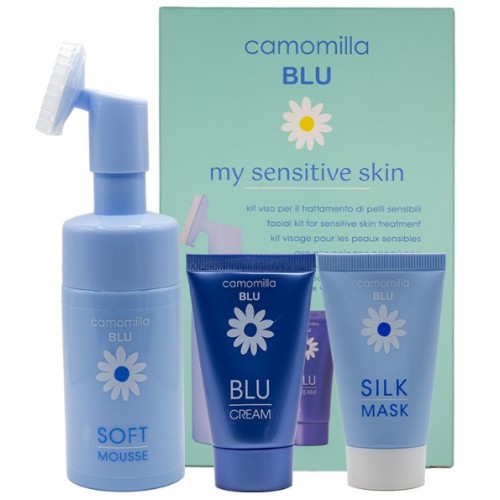 Camomilla Blu Promo My Sensitive Skin Face Kit με Soft Mousse Αφρός Καθαρισμού 100ml Silk Mask Μάσκα Θρέψης 30ml & Blu Cream Κρέμα Επανόρθωσης 30ml Camomilla Blu Promo My Sensitive Skin Face Kit με Soft Mousse Αφρός Καθαρισμού 100ml Silk Mask Μάσκα Θρέψης 30ml & Blu Cream Κρέμα Επανόρθωσης 30ml