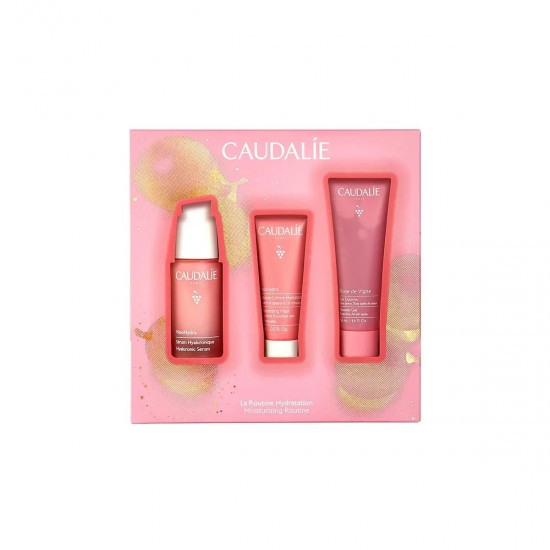 Caudalie Promo  X-Mas VinoHydra Hyaluronic Serum Ενυδατικός Ορός Προσώπου με Υαλουρονικό Οξύ 30ml & Δώρο Moisturizing Mask Ενυδατική Μάσκα Προσώπου 15ml & Rose de Vigne Shower Gel Αφρόλουτρο Σώματος 50ml