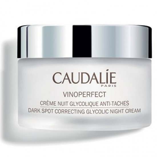 Caudalie Vinoperfect Dark Spot Correcting Glycolic Night Cream, Δράση κατά των Πανάδων & Λάμψη 50ml