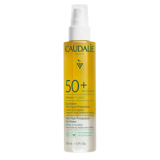 Caudalie Vinosun Protect Very High Protection Sun Water SPF50+, Αντηλιακό Νερό Υψηλής Προστασίας 150ml