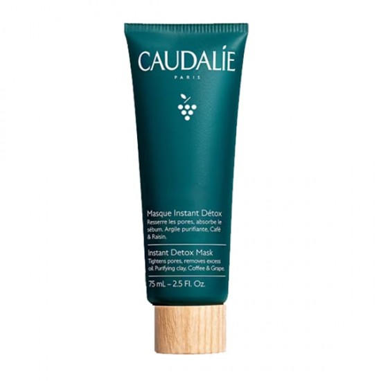 Caudalie Instant Detox Mask Μάσκα Αποτοξίνωσης με Ροζ Άργιλο, 75ml