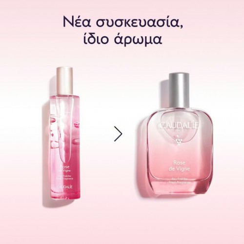 Caudalie Rose de Vigne Fresh Fragrance Γυναικείο Άρωμα με Νότες Τριαντάγυλλου , Ραβέντι & Λευκού Μόσμου 50ml
