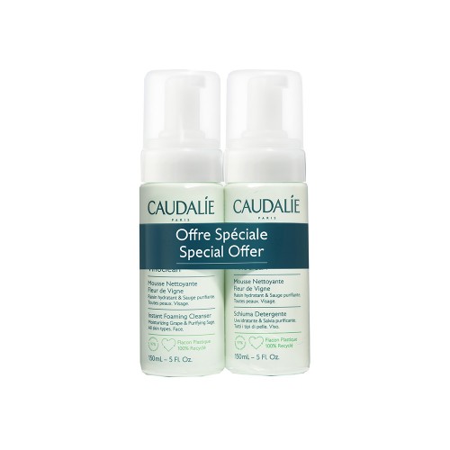 Caudalie Vinoclean Special Offer Instant Foaming Cleanser, Αφρός με Ενυδατικό Σταφύλι & Φασκόμηλο 2x150ml Caudalie Vinoclean Special Offer Instant Foaming Cleanser, Αφρός με Ενυδατικό Σταφύλι & Φασκόμηλο 2x150ml
