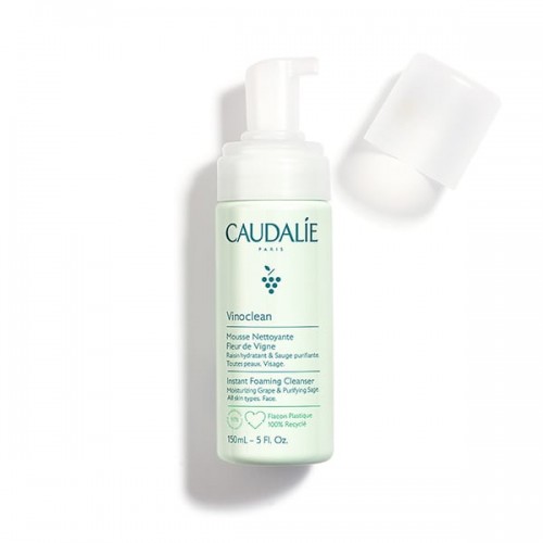 Caudalie Vinoclean Instant Foaming Cleanser, Αφρός με Ενυδατικό Σταφύλι & Φασκόμηλο 150ml Caudalie Vinoclean Instant Foaming Cleanser, Αφρός με Ενυδατικό Σταφύλι & Φασκόμηλο 150ml