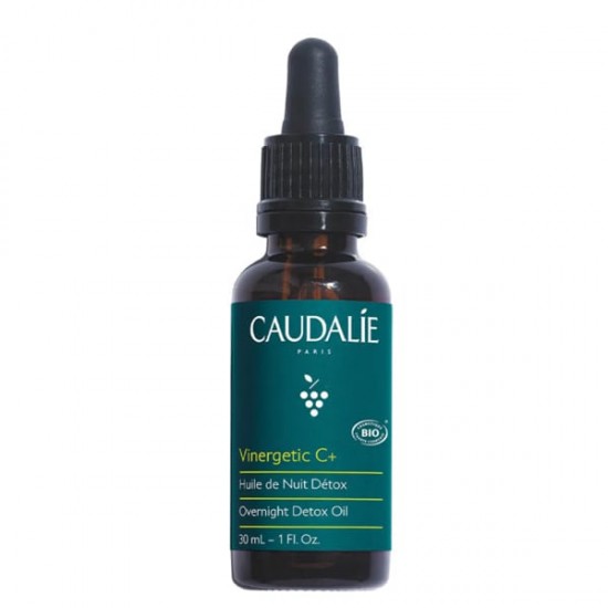Caudalie Vinergetic C+ Overnight Detox Oil Ξηρό Λάδι Προσώπου Για Αναζωογόνηση Της Επιδερμίδας 30ml