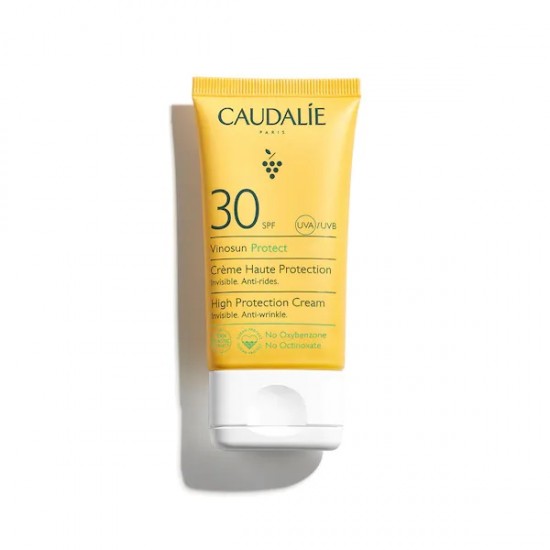 Caudalie Vinosun Protect High Protection Cream SPF30, Αντηλιακή Κρέμα Προσώπου 50ml