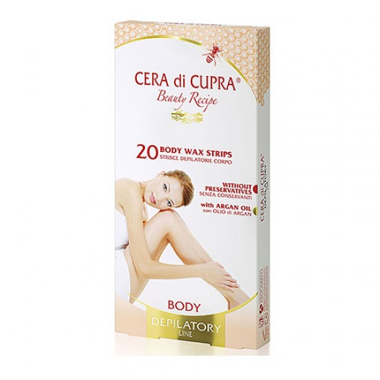 Cera di Cupra Body Wax Strips, Ταινίες Αποτρίχωσης Σώματος x 20