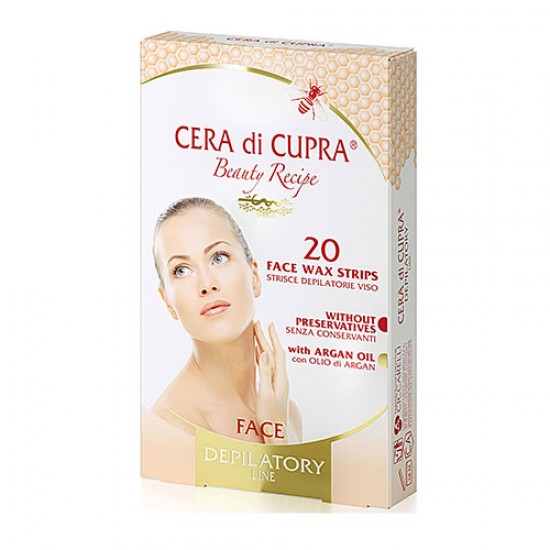 Cera di Cupra Face Wax Strips, Ταινίες Αποτρίχωσης Προσώπου x 20 