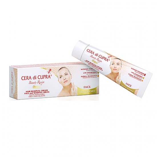 Cera di Cupra Hair Removal Cream Face & Sensitive Areas, Κρέμα Αποτρίχωσης Προσώπου & Ευαίσθητες Περιοχές 50ml