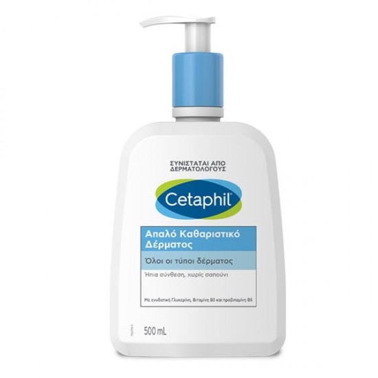 Cetaphil Gentle Skin Cleanser Απαλό Καθαριστικό Δέρματος για Πρόσωπο & Σώμα 500ml