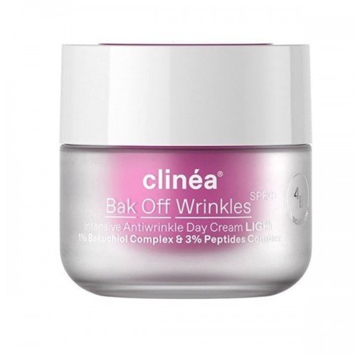 Clinea Bak Off Wrinkles Day Cream Light SPF20 Αντιγηραντική Κρέμα Ημέρας Ελαφριάς Υφής 50ml Clinea Bak Off Wrinkles Day Cream Light SPF20 Αντιγηραντική Κρέμα Ημέρας Ελαφριάς Υφής 50ml