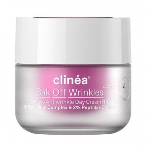Clinea Bak Off Wrinkles Day Cream Rich SPF20 Αντιγηραντική Κρέμα Ημέρας Πλούσιας Υφής 50ml Clinea Bak Off Wrinkles Day Cream Rich SPF20 Αντιγηραντική Κρέμα Ημέρας Πλούσιας Υφής 50ml