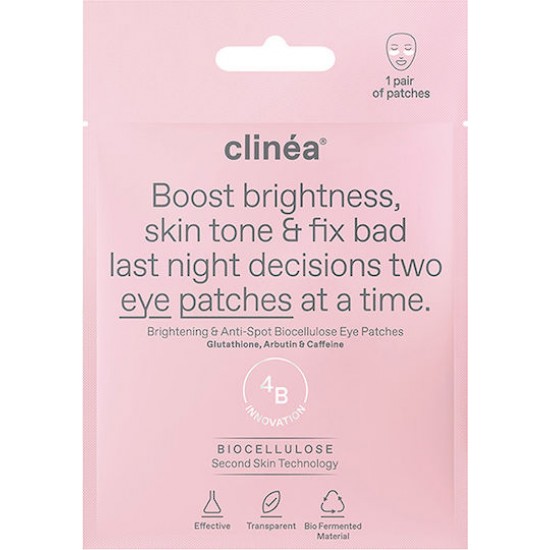 Clinea Brightening & Anti-Spot Biocellulose Eye Patches Επιθέματα Ματιών Κατά των Κηλίδων & της Υπερμελάγχρωσης 1ζευγάρι Clinea Brightening & Anti-Spot Biocellulose Eye Patches Επιθέματα Ματιών Κατά των Κηλίδων & της Υπερμελάγχρωσης 1ζευγάρι