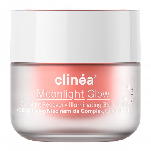 Clinea Moonlight Glow Overnight Recovery Illuminating Gel in Balm, Gel-Κρέμα Νύχτας Λάμψης & Αναζωογόνησης 50ml