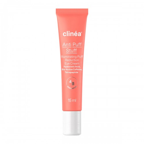 Clinea Anti Puff Stuff Illuminating Puff Reduction Eye Cream, Κρέμα Ματιών Λάμψης, Μειώνει τις Σακούλες 15ml
