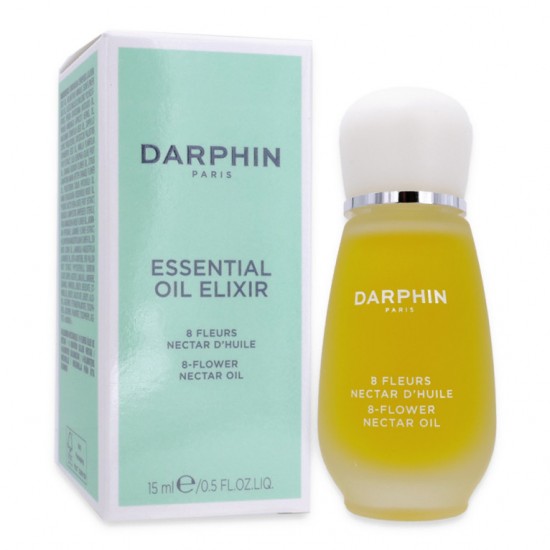 Darphin Essential Oil Elixir 8-Flower Nectar Ορός Προσώπου για Αποτοξίνωση, Λάμψη & Εξισορρόπηση, 15ml