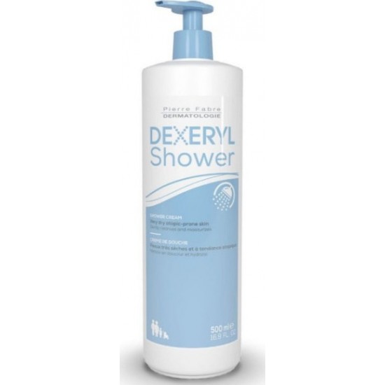 Dexeryl Shower Cream 500ml Κρέμα Καθαρισμού & Ενυδάτωσης για Πολύ Ξηρό & Ατοπικό Δέρμα 500ml