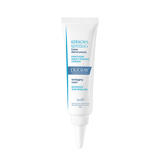 Ducray Keracnyl Glycolic+ Κρέμα κατά των Μαύρων Στιγμάτων, Δέρμα με Τάση Ακμής 30ml Ducray Keracnyl Glycolic+ Κρέμα κατά των Μαύρων Στιγμάτων, Δέρμα με Τάση Ακμής 30ml